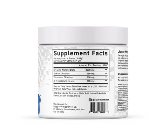 Hydro+ Blue Raspberry | 2-in-1 Creatine with Electrolytes