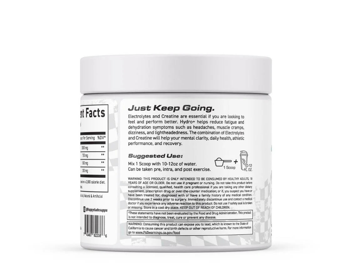 Hydro+ Blue Raspberry | 2-in-1 Electrolytes & Creatine