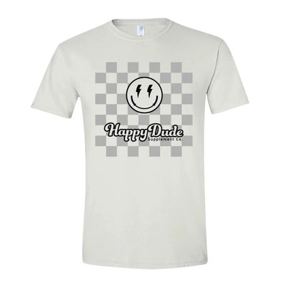 Happy Dude Shirt | Checkered Logo Unisex Tee