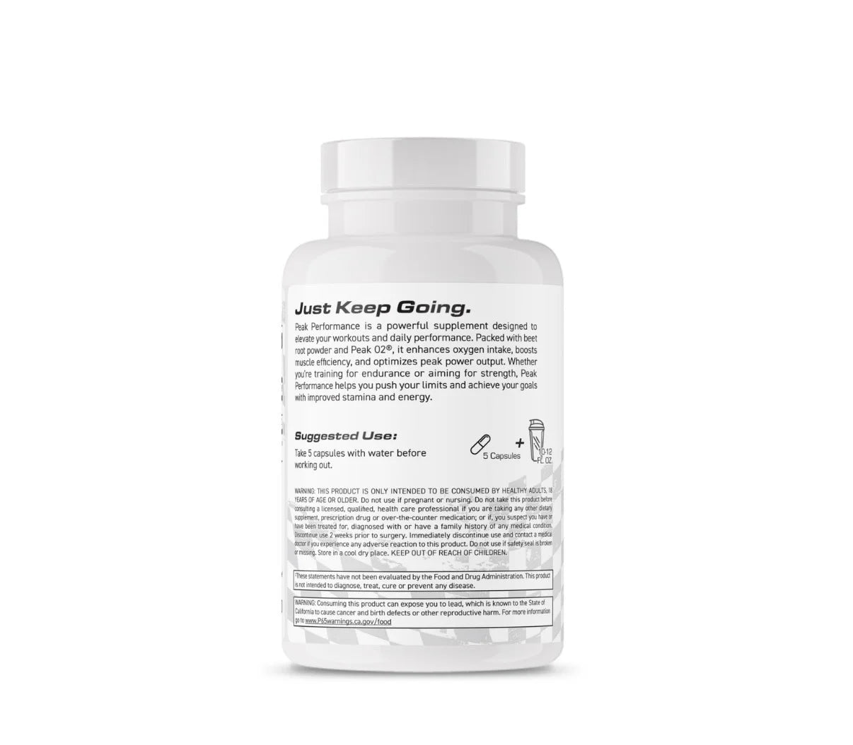 Beet Root and PeakO₂ mushroom blend for oxygen utilization and performance.