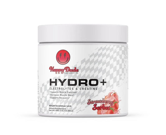 Hydro+ Strawberry Sorbet | 2-in-1 Electrolytes & Creatine